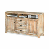 114" Entertainment Wall Unit TV Stand Media Console Farmhouse Entertainment Wall Unit LOOMLAN By Sunny D