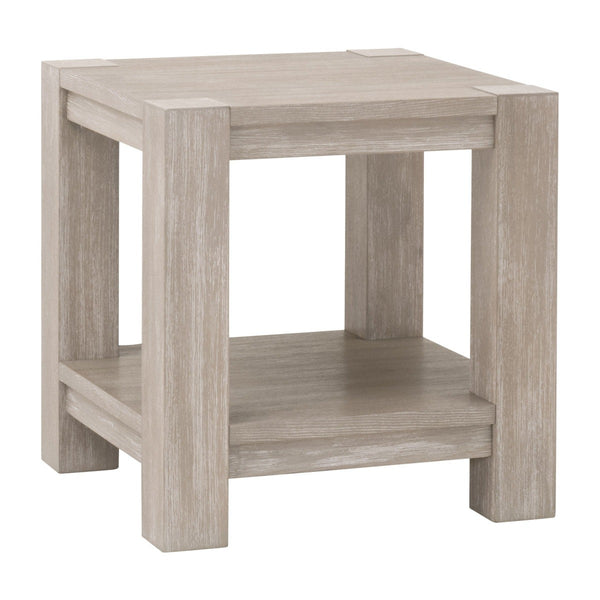 Adler Wood Brown Square End Table