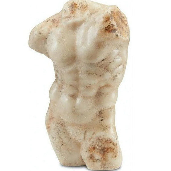 Aged Beige Brown Ancient Greek Torso Statues & Sculptures LOOMLAN By Currey & Co