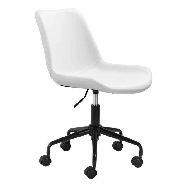 Byron Office Chair White Office Chairs LOOMLAN By Zuo Modern