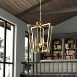 Chestnut Brass Bastian Medium Lantern Lanterns LOOMLAN By Currey & Co
