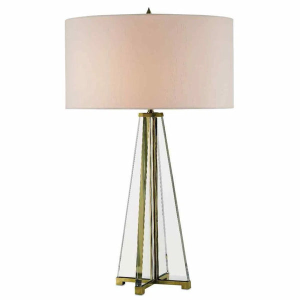 Clear Brass Lamont Table Lamp Table Lamps LOOMLAN By Currey & Co