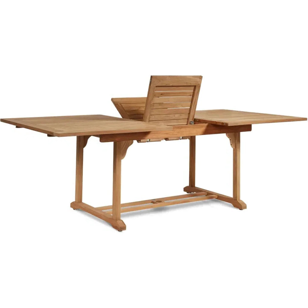 Extendable Teak Outdoor Dining Table | LOOMLAN