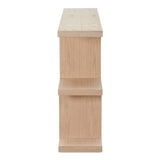 Miri Oak Veneer Light Brown Shelf With 3 Levels of Space