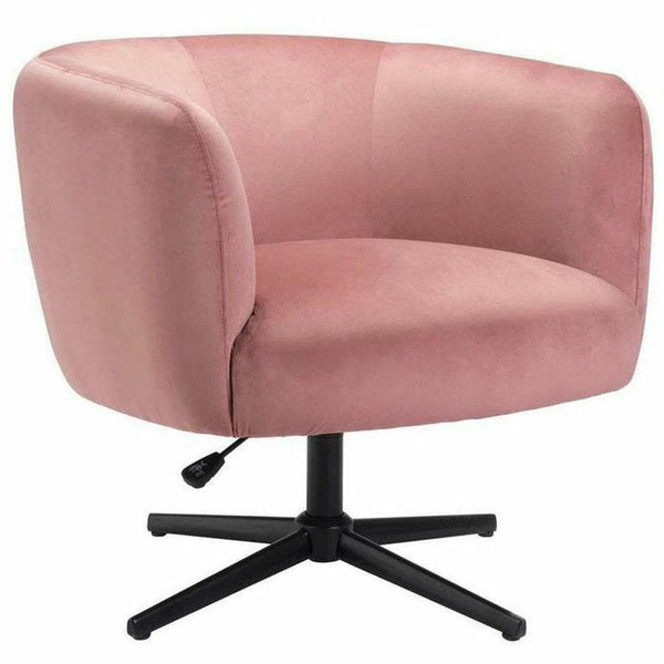 Elia Accent Chair Pink Club Chairs LOOMLAN By Zuo Modern