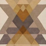 Freya Mustard Brown Multicolor Wool Rug By Linie Design Area Rugs LOOMLAN By Linie Rugs