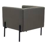 Jess Accent Chair Green Club Chairs LOOMLAN By Zuo Modern