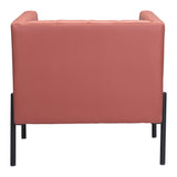 Jess Accent Chair Rust Club Chairs LOOMLAN By Zuo Modern