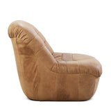 Large Comfortable Living Room Leather Chair-Club Chairs-One For Victory-LOOMLAN