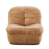 Large Comfortable Living Room Leather Chair-Club Chairs-One For Victory-LOOMLAN