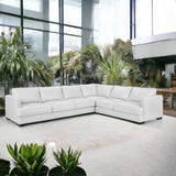 Luxurious Malibu Top Grain Leather L-Shaped Sectional Couch-Sectionals-One For Victory-Right Hand Facing L-LOOMLAN