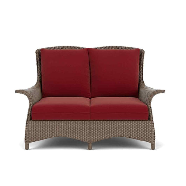 Mandalay Loveseat Premium Wicker Furniture Outdoor Sofas & Loveseats LOOMLAN By Lloyd Flanders