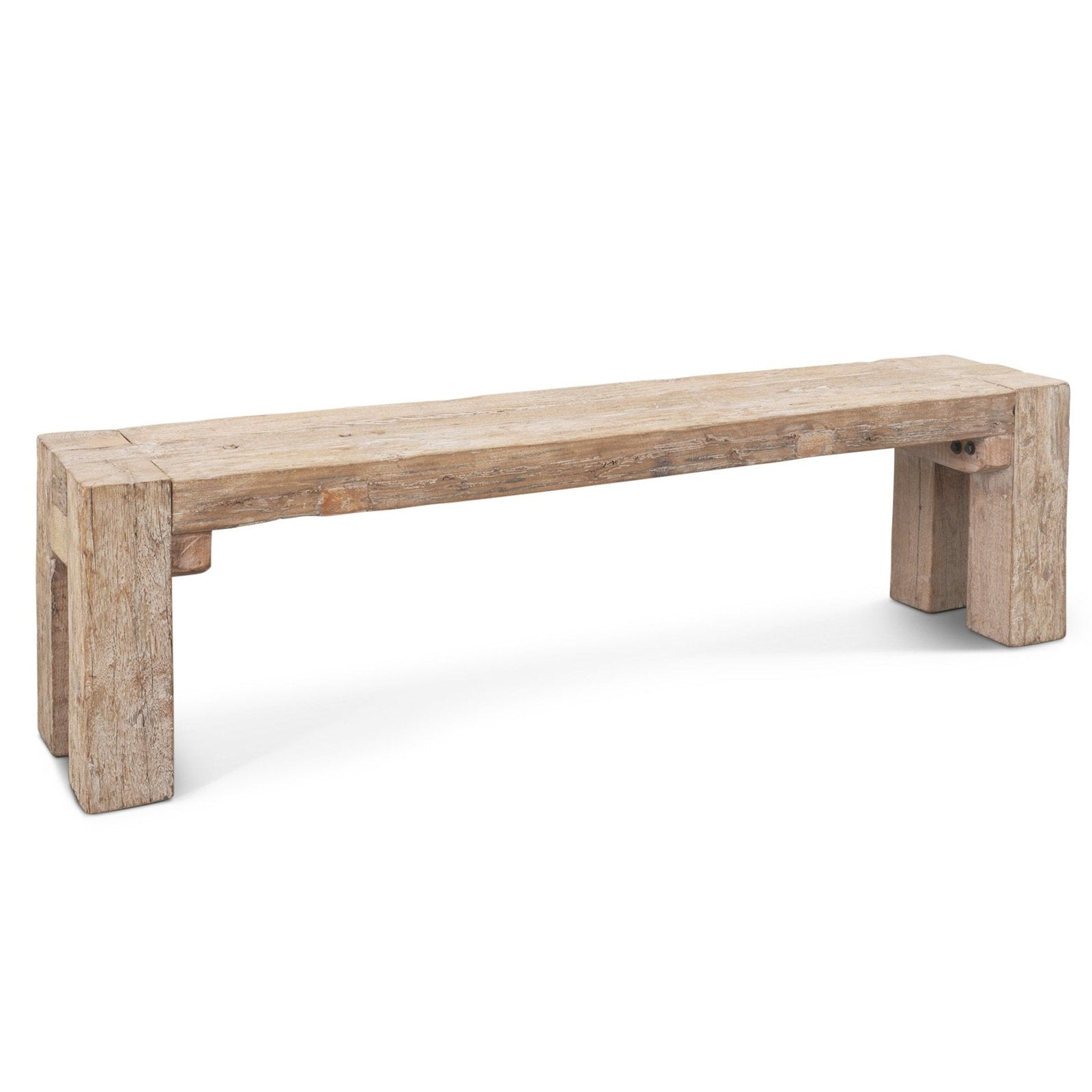 Reclaimed Wood Dining Bench 70 Inch | LOOMLAN