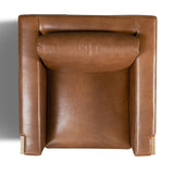 Mendenhall Premium Made to Order Leather Club Chair-Club Chairs-One For Victory-LOOMLAN