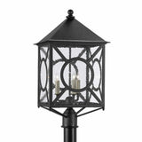 Midnight Ripley Large Post Light Outdoor Lighting LOOMLAN By Currey & Co