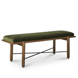 Modern Upholstered Suede Bedroom Bench Preston-Bedroom Benches-One For Victory-LOOMLAN