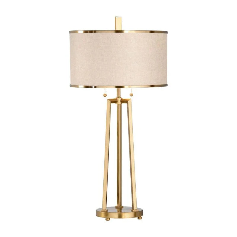Murphy Brass Framed Table Lamp - LOOMLAN