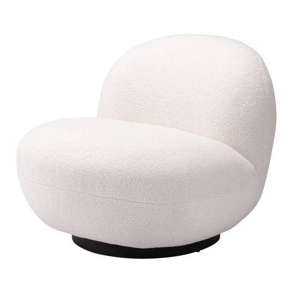 Myanmar Accent Chair Cream Club Chairs LOOMLAN By Zuo Modern