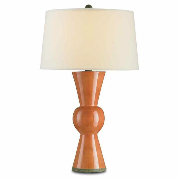 Orange Upbeat Orange Table Lamp Table Lamps LOOMLAN By Currey & Co