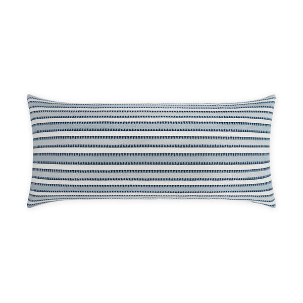 Outdoor Calica Lumbar Pillow - Azure-Outdoor Pillows-D.V. KAP-LOOMLAN