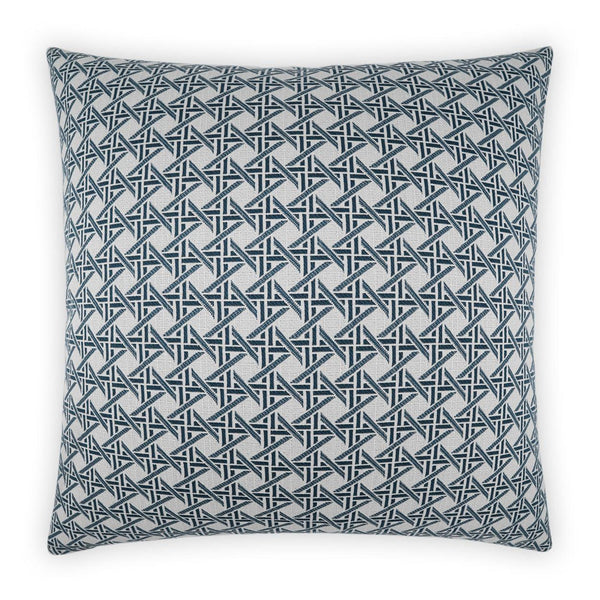 Outdoor Pella Pillow - Blue-Outdoor Pillows-D.V. KAP-LOOMLAN