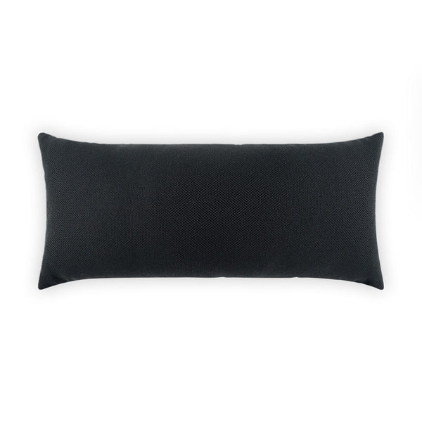 Outdoor Pyke Lumbar Pillow - Ebony-Outdoor Pillows-D.V. KAP-LOOMLAN