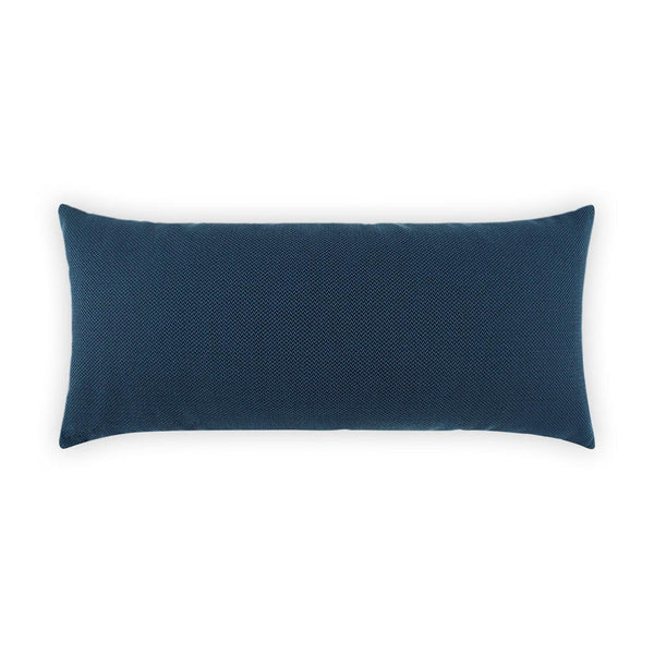 Outdoor Pyke Lumbar Pillow - Navy-Outdoor Pillows-D.V. KAP-LOOMLAN