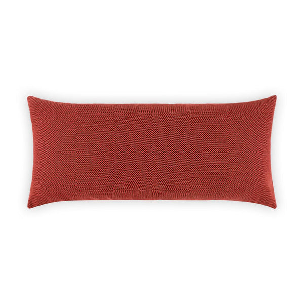 Outdoor Pyke Lumbar Pillow - Red-Outdoor Pillows-D.V. KAP-LOOMLAN
