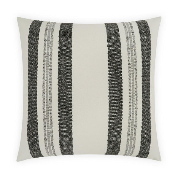 Outdoor Rumrunner Pillow - Charcoal-Outdoor Pillows-D.V. KAP-LOOMLAN
