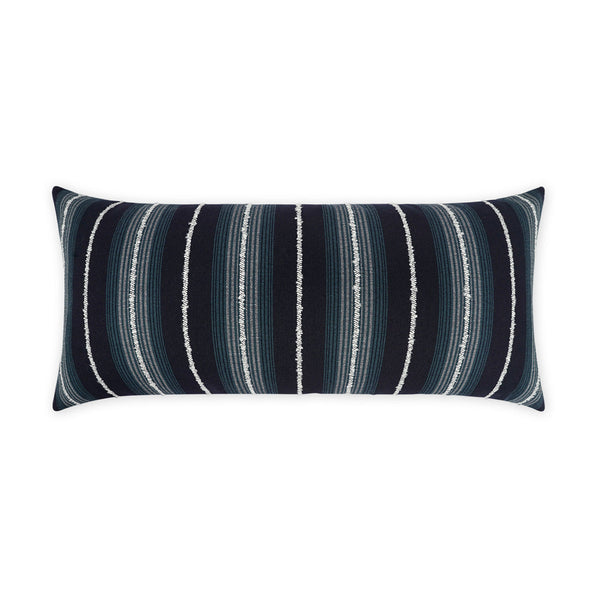 Outdoor Sunkist Lumbar Pillow - Blue-Outdoor Pillows-D.V. KAP-LOOMLAN