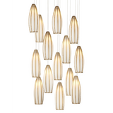 Parish 15-Light Round Multi-Drop Pendant-Pendants-Currey & Co-LOOMLAN