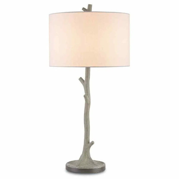 Portland Aged Steel Beaujon Table Lamp Table Lamps LOOMLAN By Currey & Co
