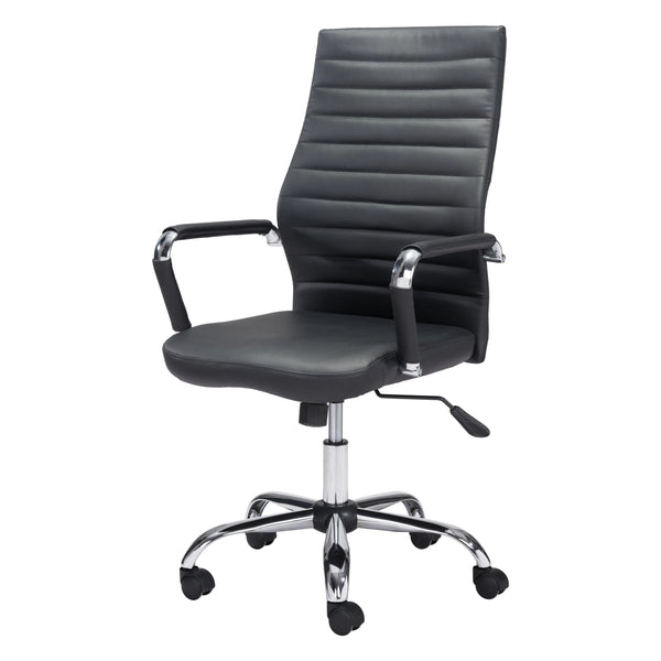 Primero Office Chair Black Office Chairs LOOMLAN By Zuo Modern