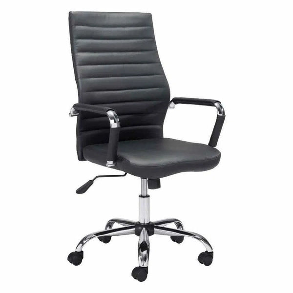 Primero Office Chair Black Office Chairs LOOMLAN By Zuo Modern