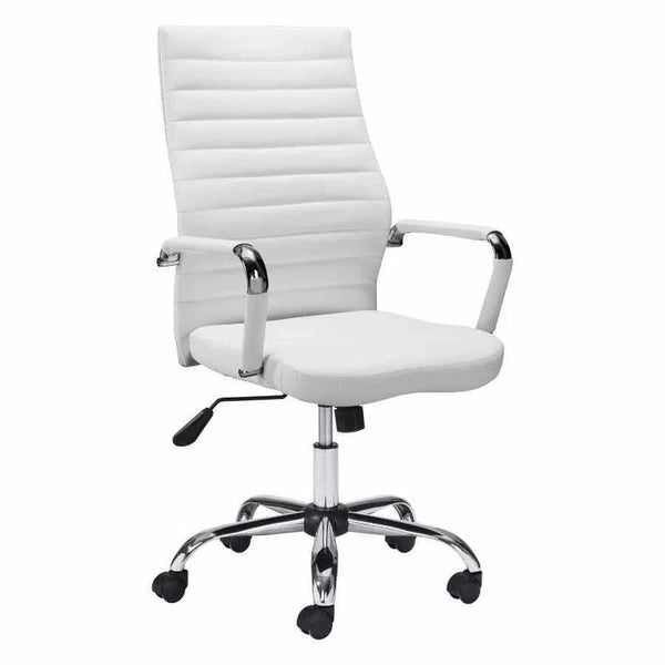 Primero Office Chair White Office Chairs LOOMLAN By Zuo Modern