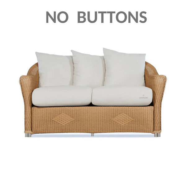 Reflections Outdoor Replacement Cushions for Loveseat Replacement Cushions LOOMLAN By Lloyd Flanders