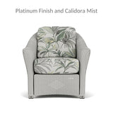 Reflections Wicker Lounge Chair With Sunbrella Cushions Outdoor Accent Chairs LOOMLAN By Lloyd Flanders
