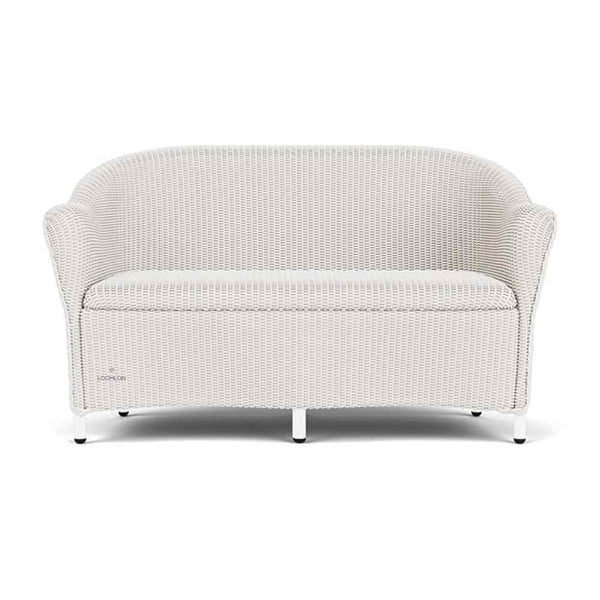 Reflections Wicker Loveseat With Padded Seat Outdoor Sofas & Loveseats LOOMLAN By Lloyd Flanders