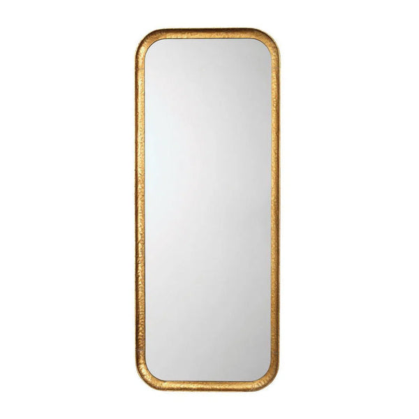 Reversible Position Gold Iron Capital Rectangle Wall Mirror Wall Mirrors LOOMLAN By Jamie Young