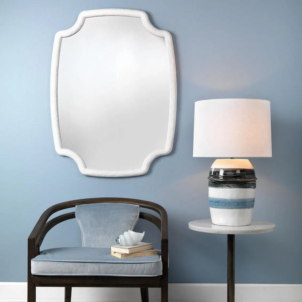 Reversible Position White Selene Wall Mirror Wall Mirrors LOOMLAN By Jamie Young