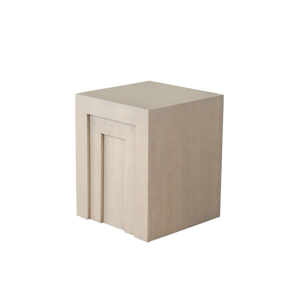 18" Sequence Wood Brown Square End Table