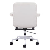 Smiths Office Chair White Office Chairs LOOMLAN By Zuo Modern