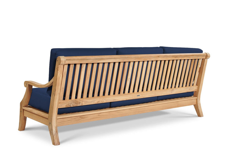 Sonoma Teak Deep Seating Outdoor Sofa with Sunbrella Cushions-Outdoor Sofas & Loveseats-HiTeak-LOOMLAN