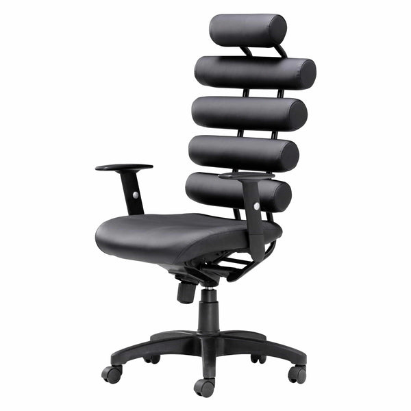 Unico Office Chair Black Office Chairs LOOMLAN By Zuo Modern