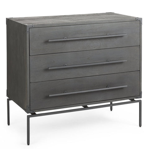 Ward Three Drawers Wooden Chest
