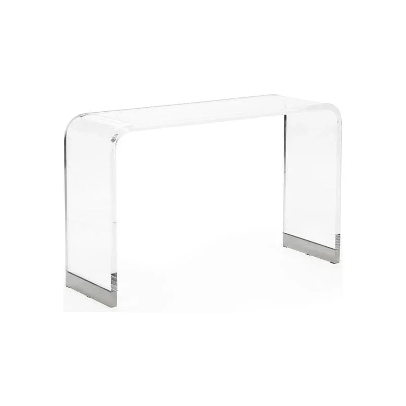 Clear Acrylic Console Table 45in | LOOMLAN