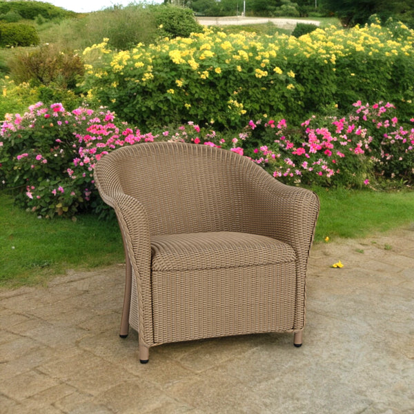 Reflections Wicker Lounge Chair With Padded Seat Lloyd Flanders
