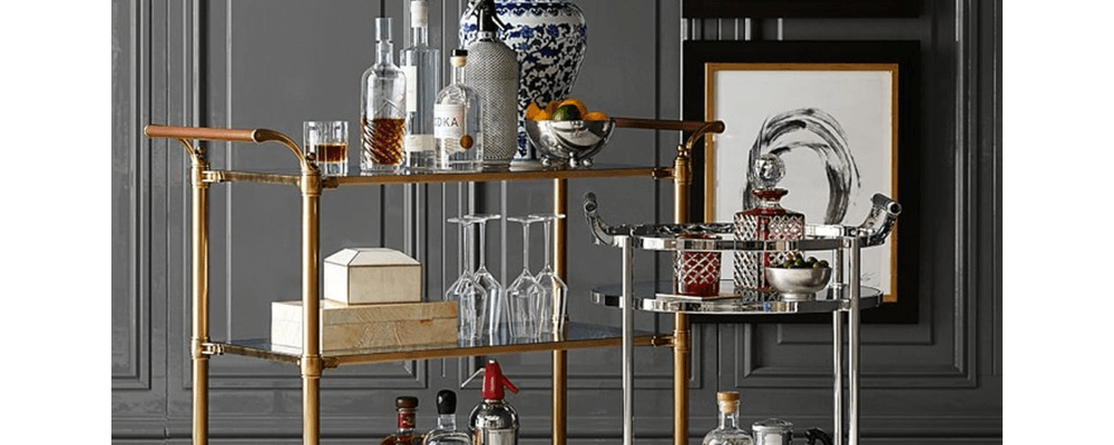 Home Bar Carts - LOOMLAN - Best In Class Designer Furniture