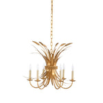 Wheat Antique Iron Finish Chandelier