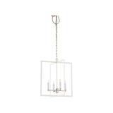 Bayberry Hanging Clean White Finish Chandelier